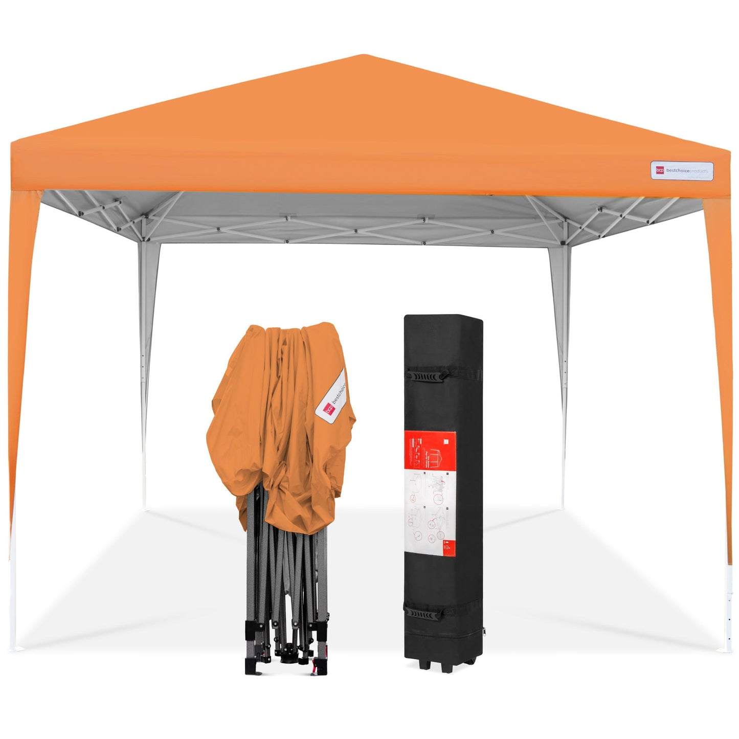 Outdoor Portable Pop Up Canopy Tent w/ Carrying Case, 10x10ft