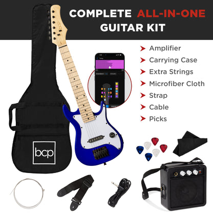 Kids Electric Guitar Beginner Starter Kit w/ 5W Amplifier - 30 in