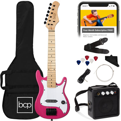 Kids Electric Guitar Beginner Starter Kit w/ 5W Amplifier - 30 in